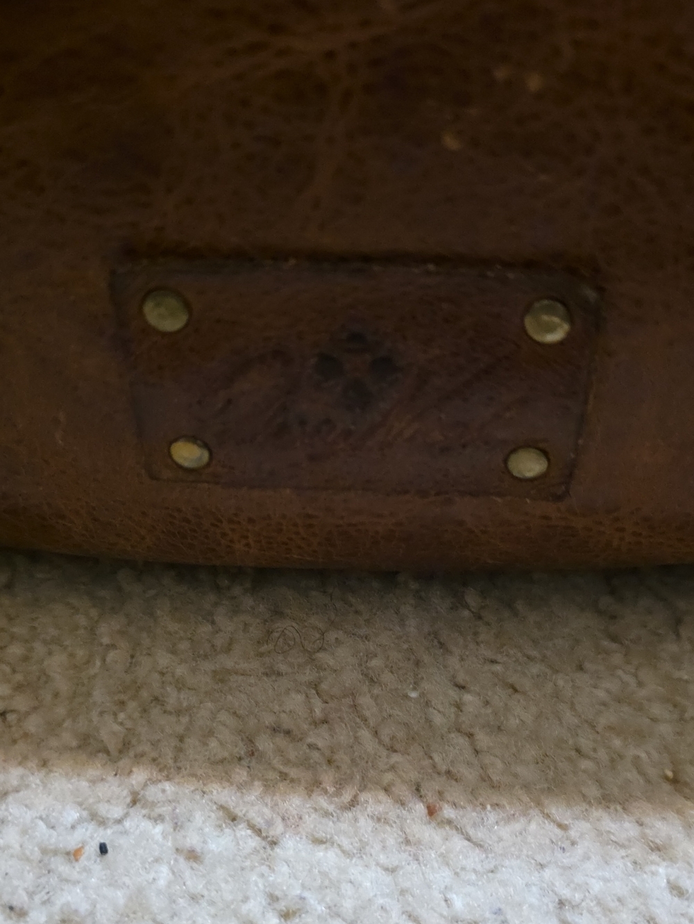 Vintage Patricia Nash Brown Leather Classic Carryall